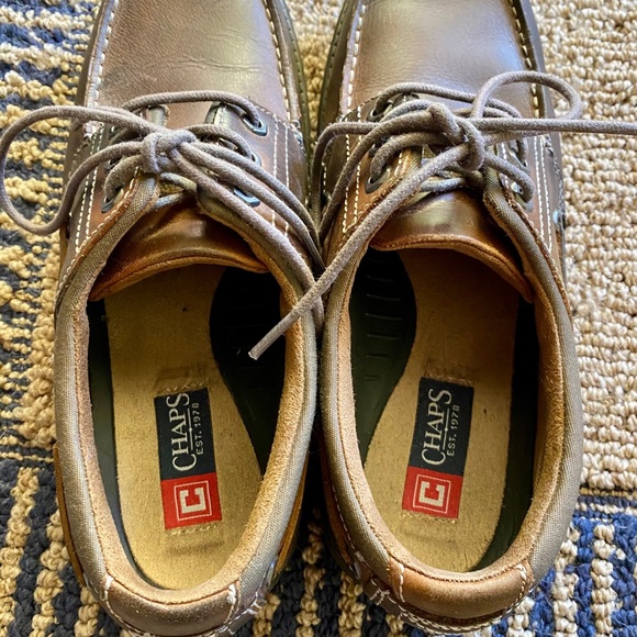 š„¾Menās Chaps leather lace up oxfords size 11.5 - Picture 5 of 9